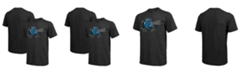 Majestic Men's Threads Cam Newton Black Carolina Panthers Tri-Blend Player Graphic T-shirt